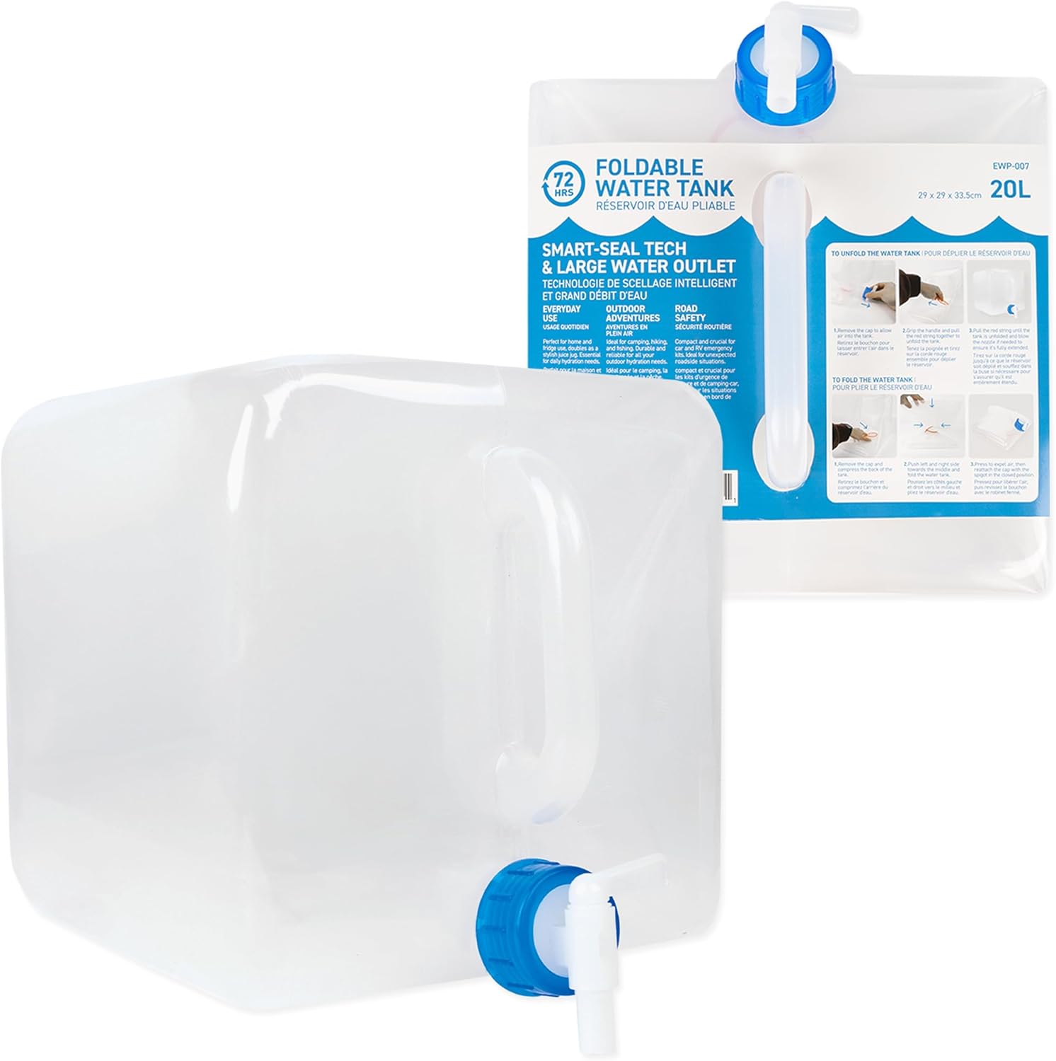 Gourde - Bouteille isotherme,Sac d'eau pliable pour Camping en plein Gourde - Bouteille isotherme,Sac d'eau pliable pour Camping en plein