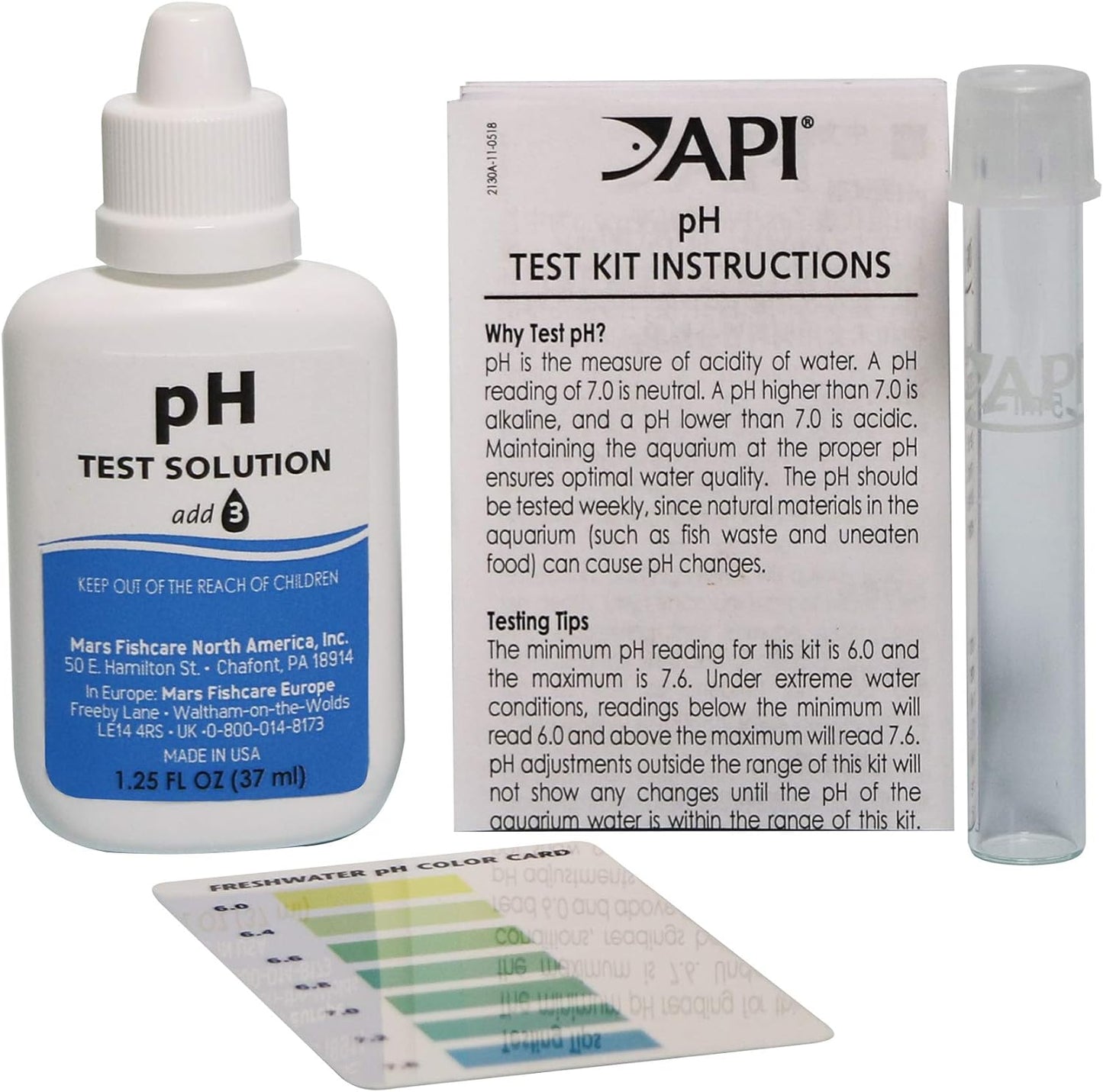 API pH Test Kit - Eau Douce