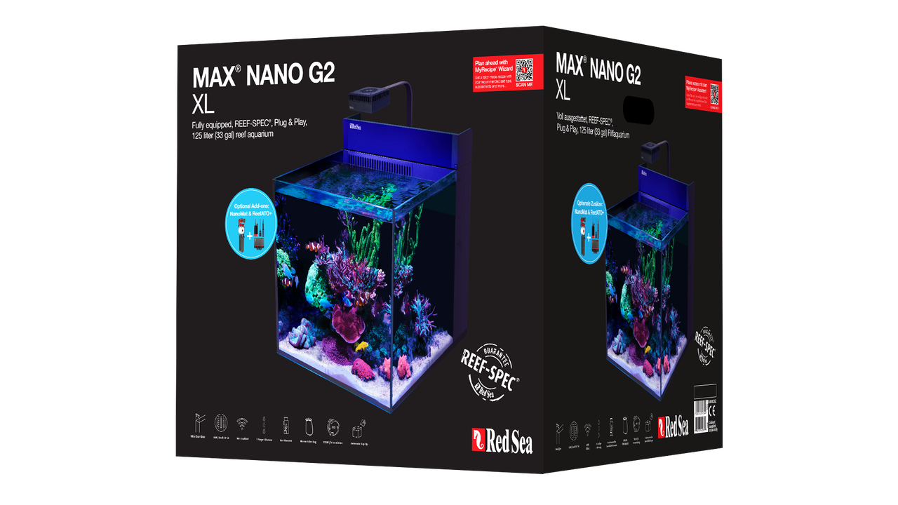 Red Sea Max Nano XL G2 - 33 gallon – Aquarium tout-en-un complet