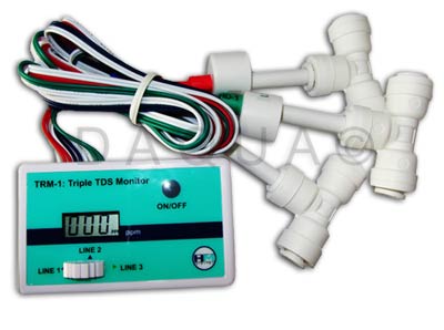HM Digitale TRM-1: TDS Metre En Ligne Triple