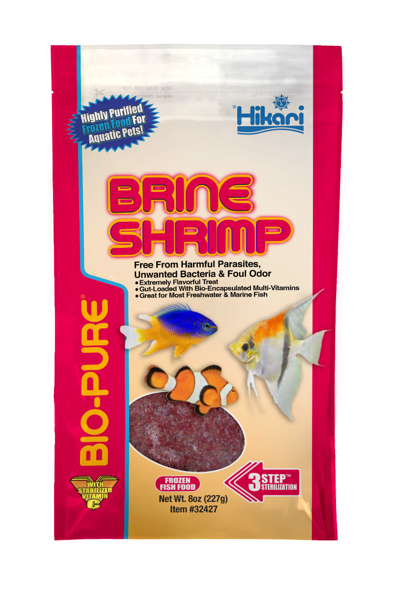 Emballage Hikari Bio-Pure crevettes artémia congelées, paquet plat 8 oz (227 g)