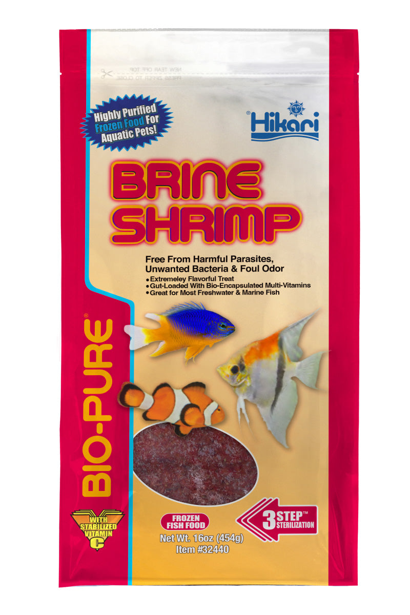 Emballage Hikari Bio-Pure crevettes artémia congelées, paquet plat 16 oz (454 g)