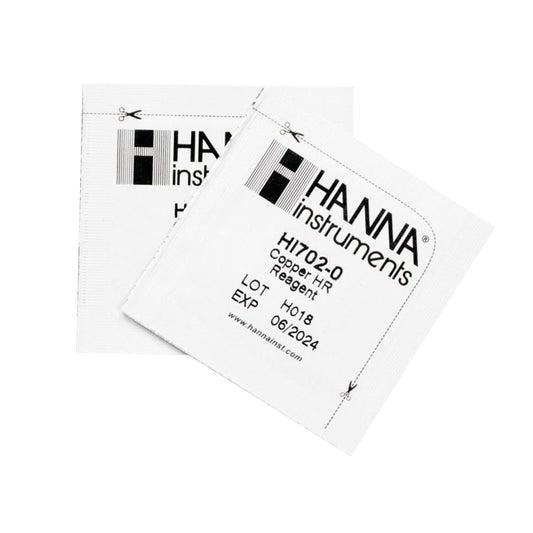 HANNA CHECKER Reactifs Cuivre - Paquet de 25 HI702-25