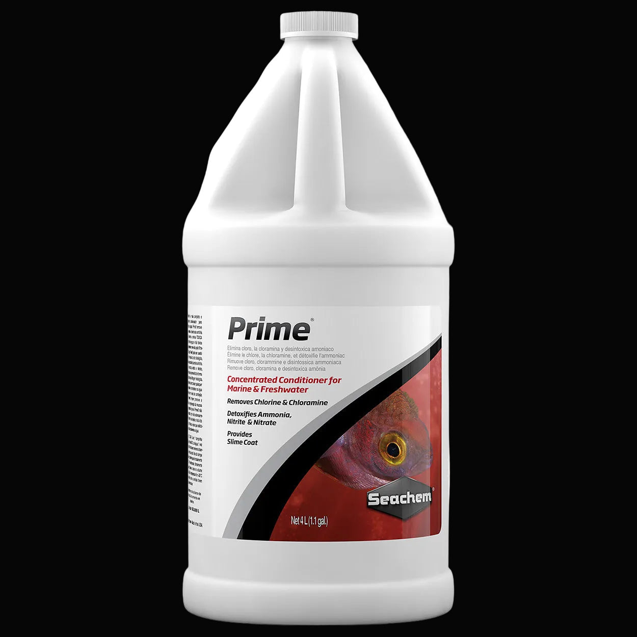 Seachem Prime 4 L — conditionneur d'eau gros volume pour aquarium récifal — ReefSolution Canada