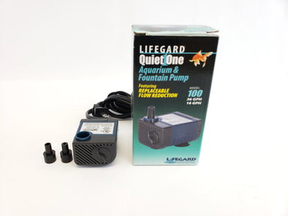 Lifegard Quiet One 100 - Pompe silencieuse et polyvalente pour aquariums