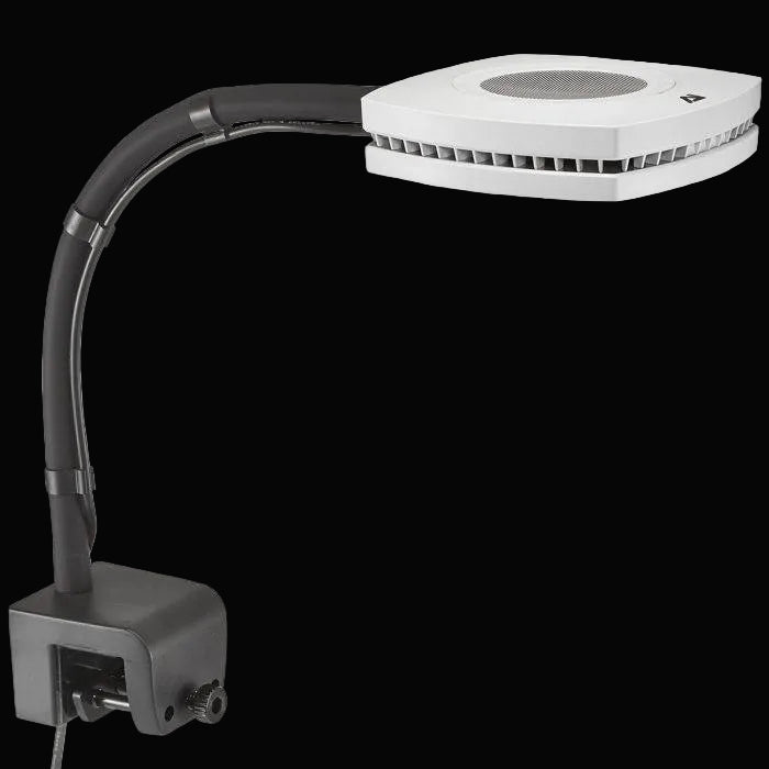AquaIllumination Prime Flex Arm 12 po monté avec AI Prime blanc bras silicone aquarium