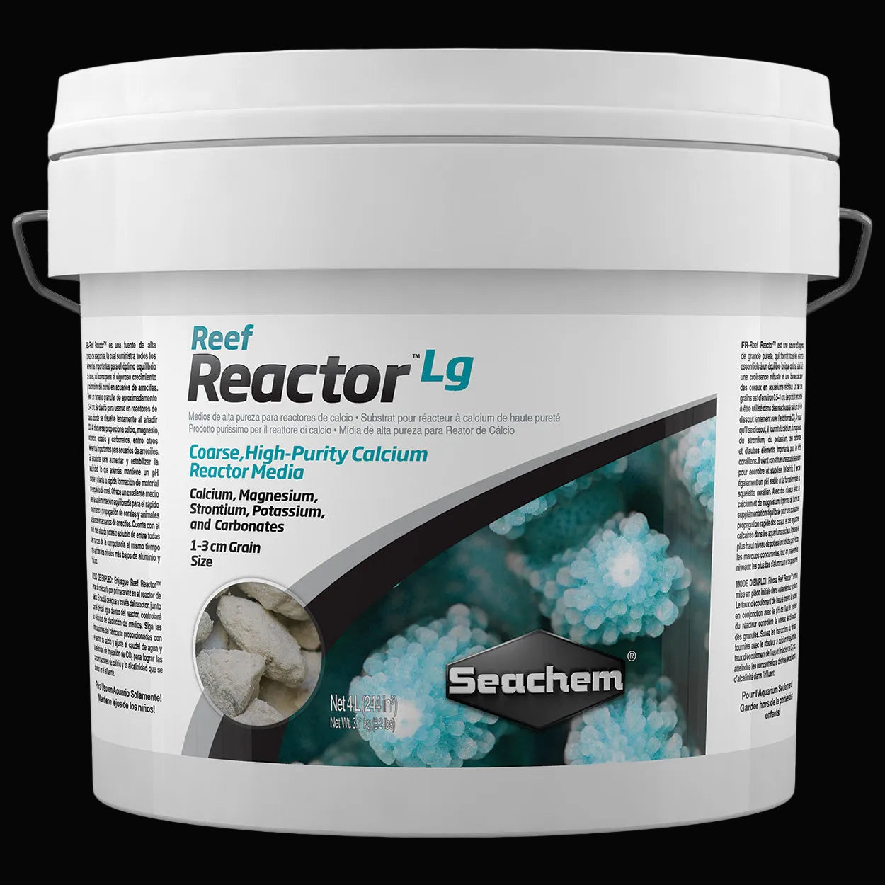 Seachem Reef Reactor Lg 4 L média aragonite réacteur calcium aquarium récifal