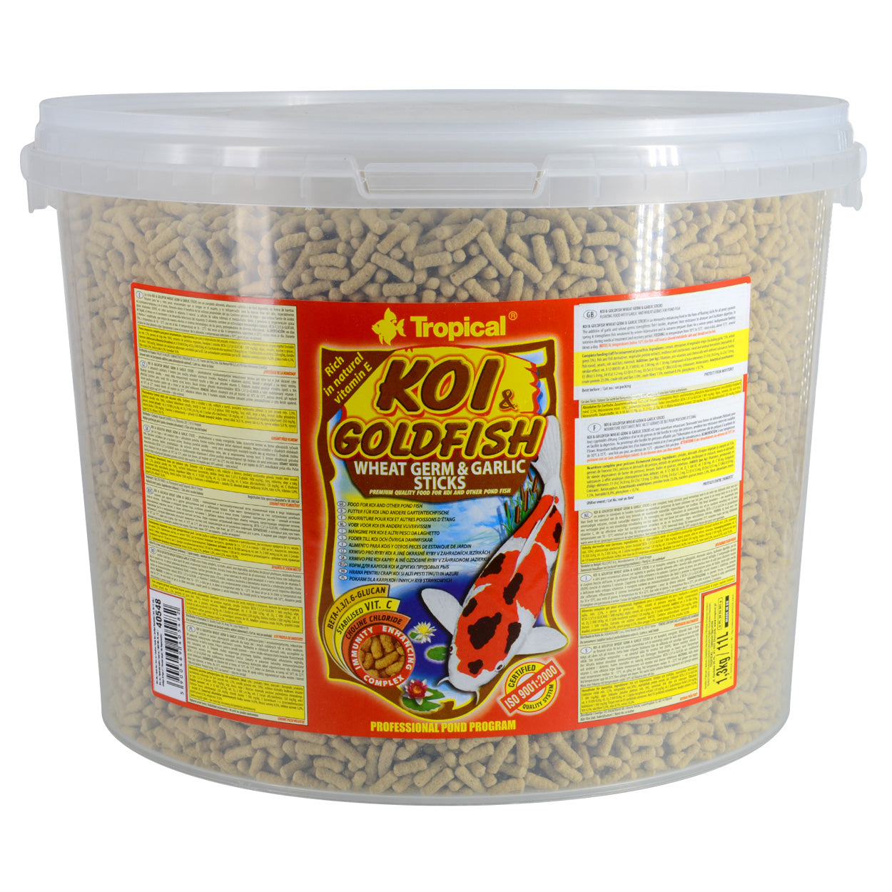 Koi & Goldfish Wheat Germ & Garlic Sticks - 1.3 kg