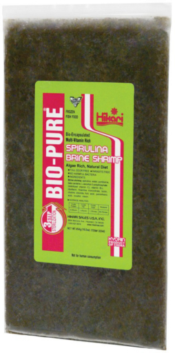 Hikari 16oz Artemia Spiruline Paquet Plat