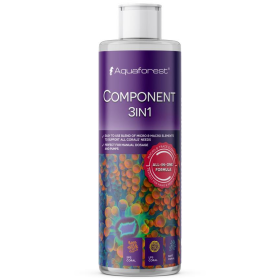 Bouteille Aquaforest Component 3in1 500 ml calcium KH magnésium méthode Balling