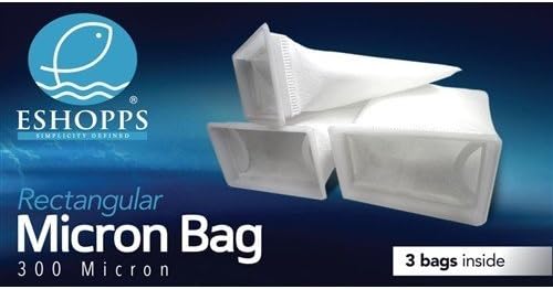 Eshopps Rectangle Micron sac 3 pack