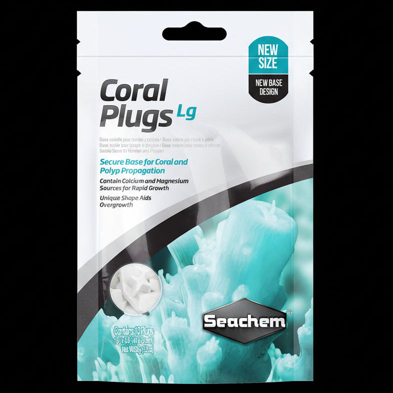Seachem Coral Plugs Large 12 pièces frag plug fragging coraux récifal
