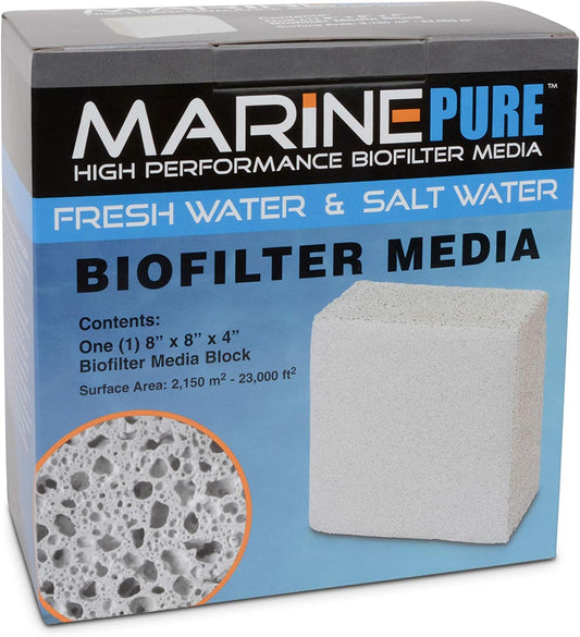 CerMedia MarinePure BioFilter Media Plate 8"x8"x1"