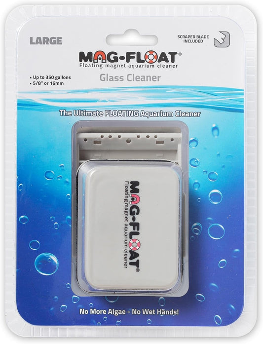 Mag-Float 350 Magnet Cleaner (Glass) – Large w/ FREE Scraper Blade