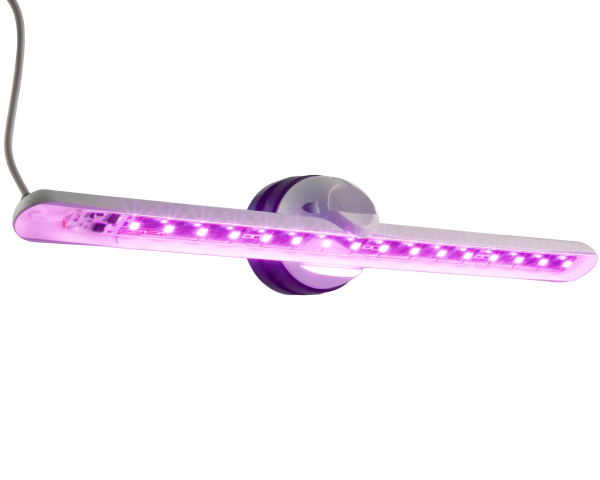 Tunze LED Eco Chic Refugium 8831 montage magnétique sur vitre aquarium LED allumées rose