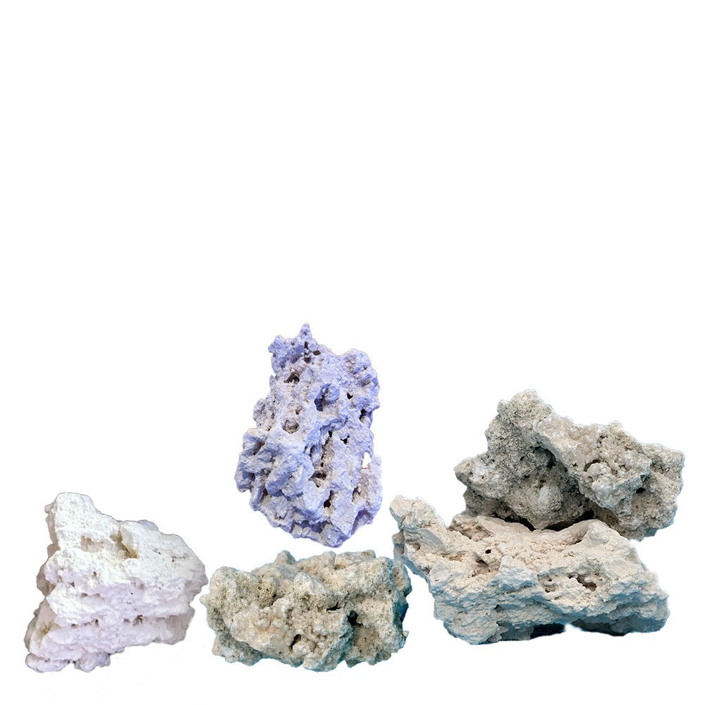 Natural Reef Rocks Pisces Aqua Natural Reef Rock 20lb Box – Aquarium ReefSolution inc.