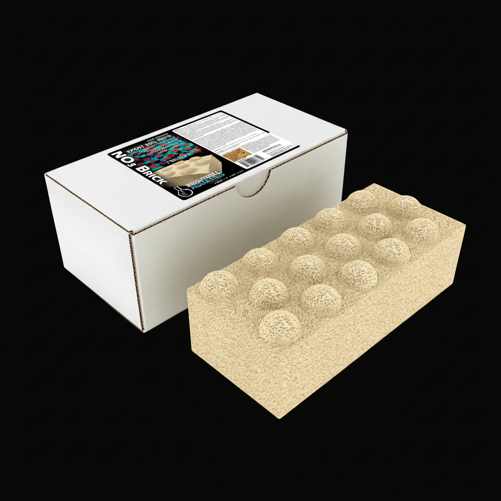 Brightwell Xport NO3 Brick média céramique dénitrification soufre réduction nitrates aquarium récifal