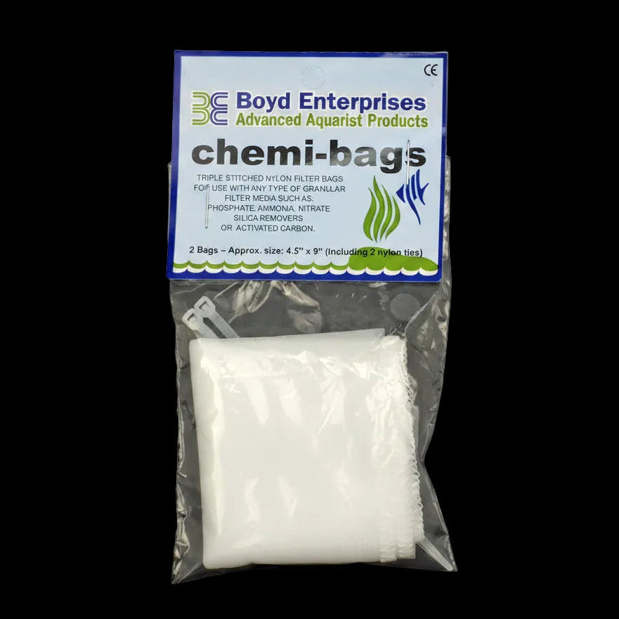 Boyd Chemi Bags 5” x 10.5” – Sacs de Filtration Réutilisables pour Médias