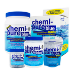 Gamme Boyd Chemi-Pure Blue — les formats de la gamme sur fond blanc