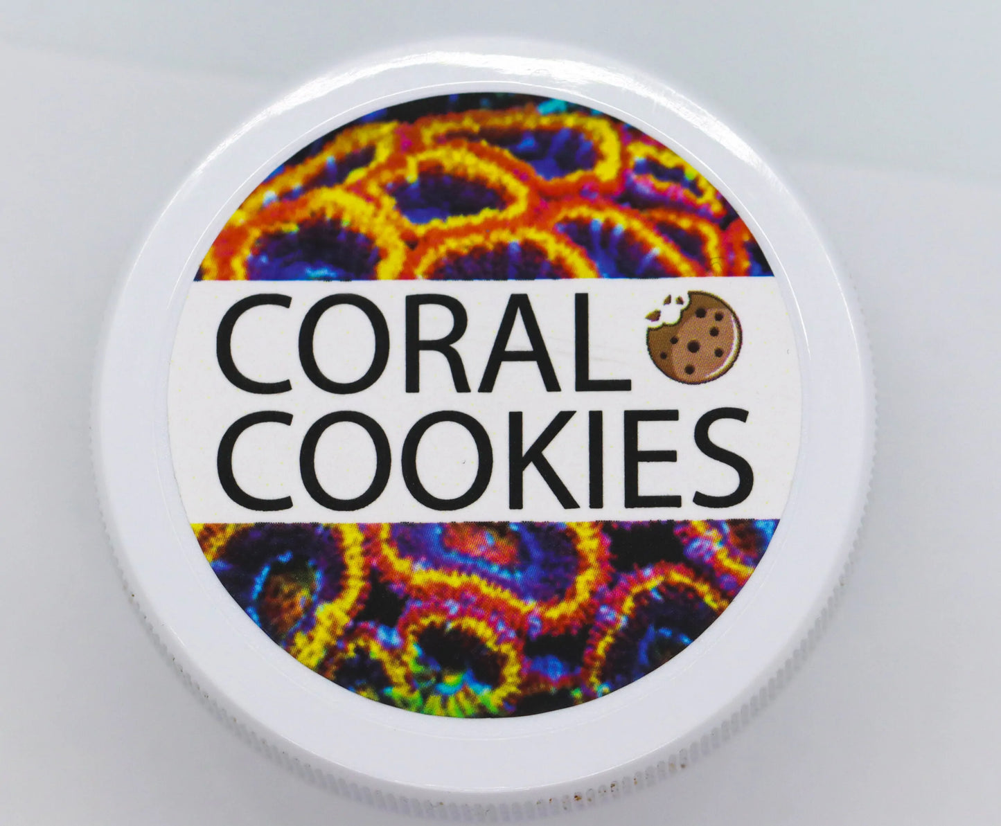 Front view of Reef Casa Coral Cookies for LPS coral feeding