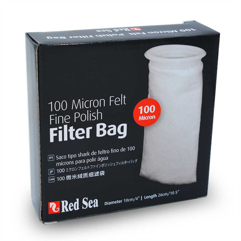 Red Sea 100 Micron Felt Filter Bag 4”x10.5” – Chaussette de Filtration Haute Efficacité