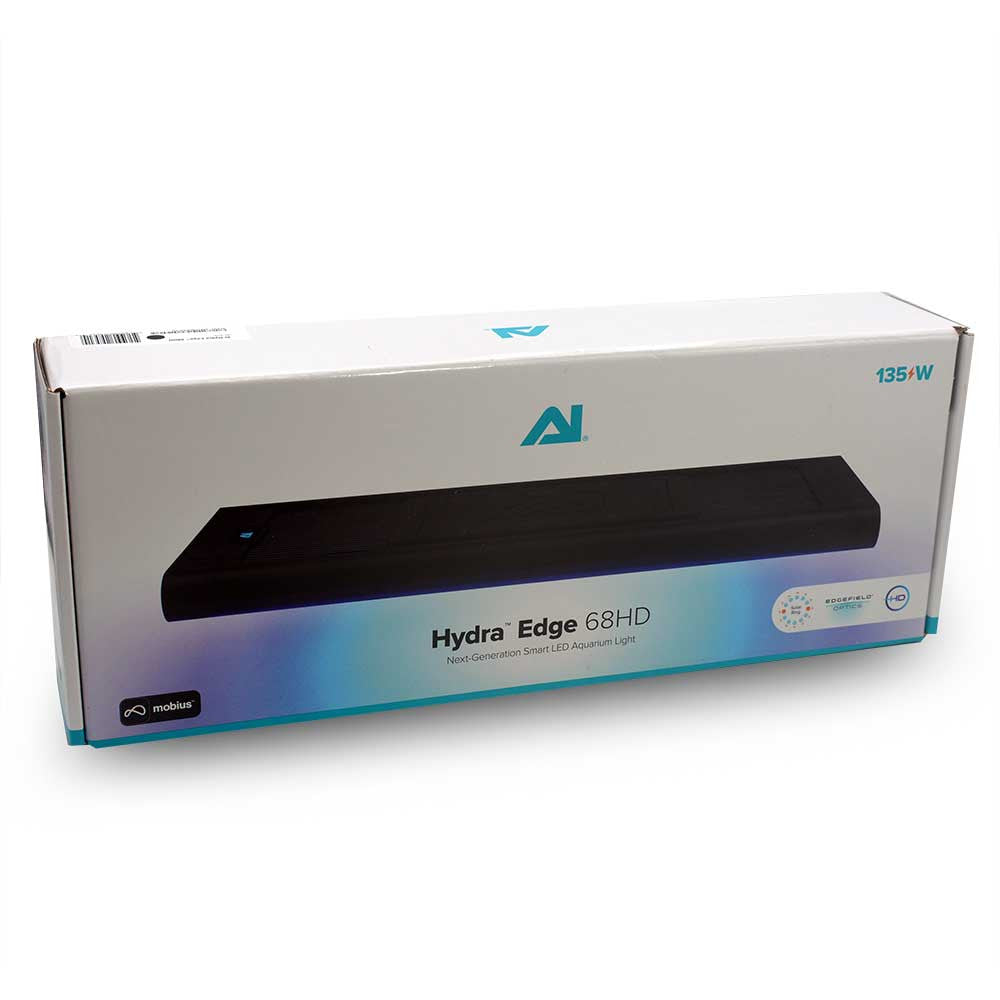Boîte emballage AquaIllumination Hydra Edge 68HD LED récifal contenu inclus