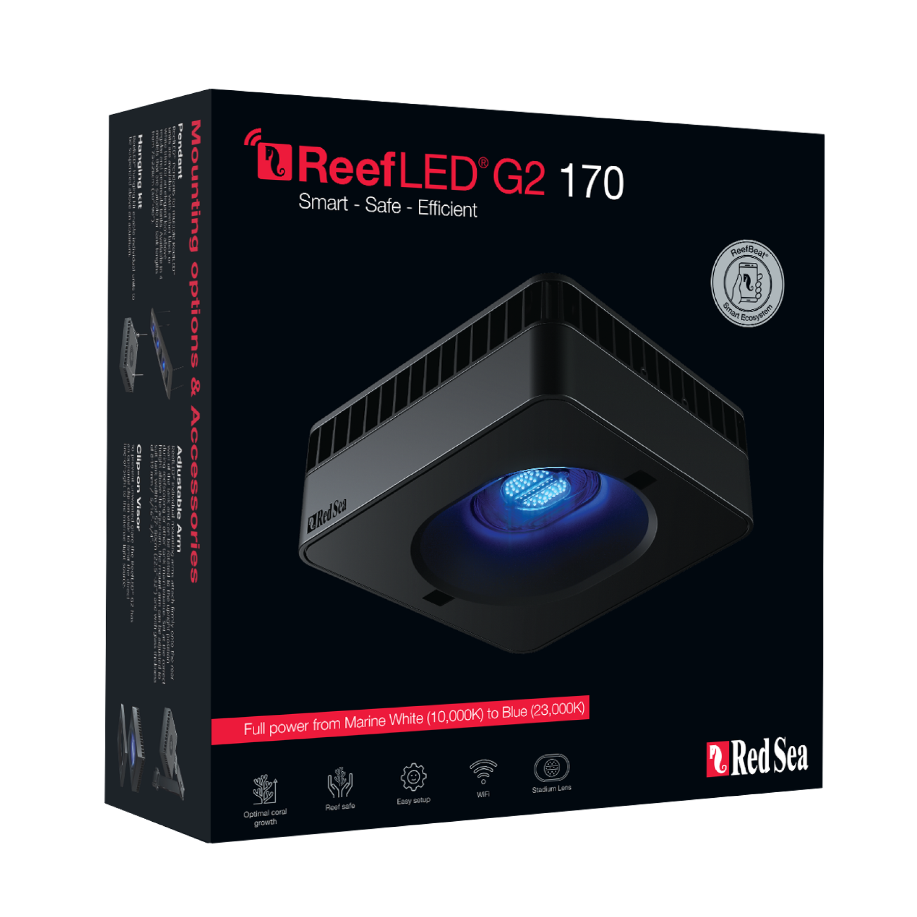 ReefLED G2 – Éclairage LED Avancé pour une Croissance et une Couleur Optimales ReefLED G2 170