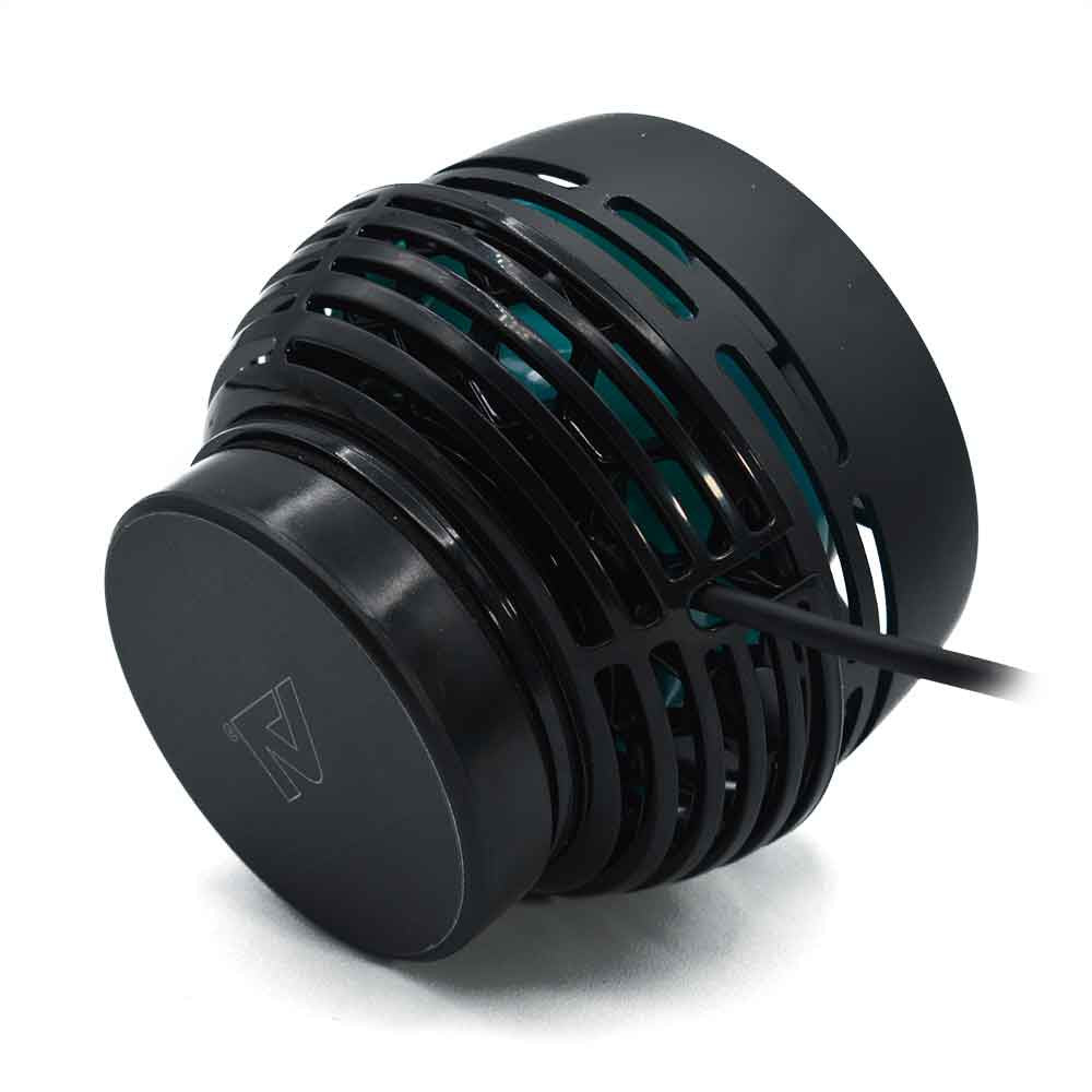 AquaIllumination Nero 7 vue de côté design compact avec câble d'alimentation