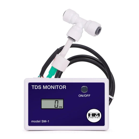 HM Digital IN-LINE SINGLE TDS METER WITH 1/4" T-FITTINGS
