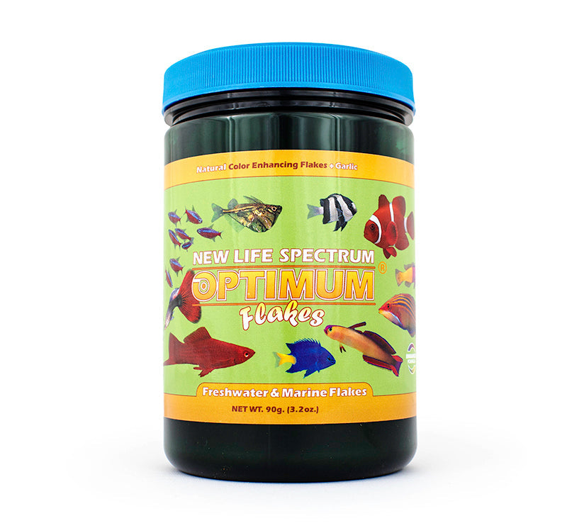 New Life Spectrum Optimum Flakes 90 g — Flocons à l'ail eau douce et marine