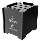 Support Polyplab Genesis Rock Power Rack noir fermé filtration biologique sump récifal