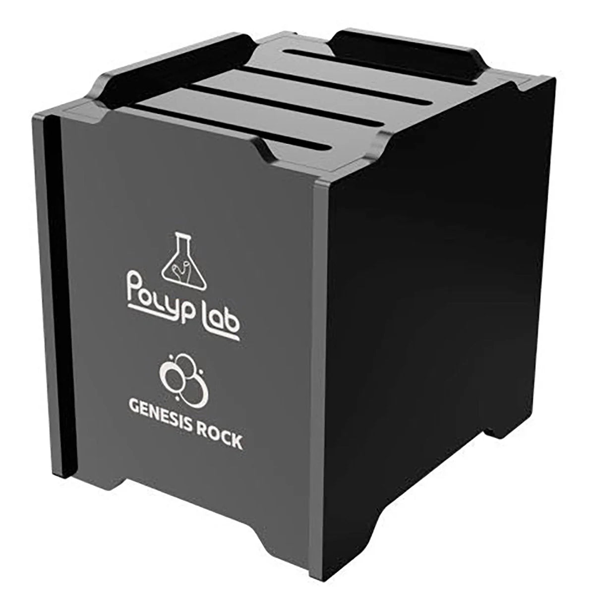 Support Polyplab Genesis Rock Power Rack noir fermé filtration biologique sump récifal