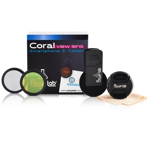 Coral View Lens V3 — Anti-Blue Coral Photo Lens Kit for Phones - Polyplab