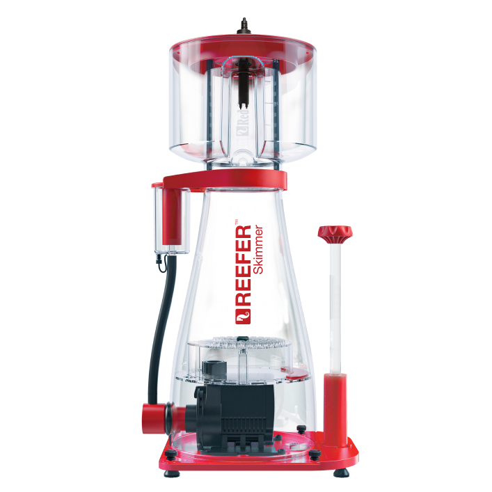 Red Sea RSK 300 DC REEFER Skimmer vue complète avec capteur Skim Sensor câble contrôleur connecté