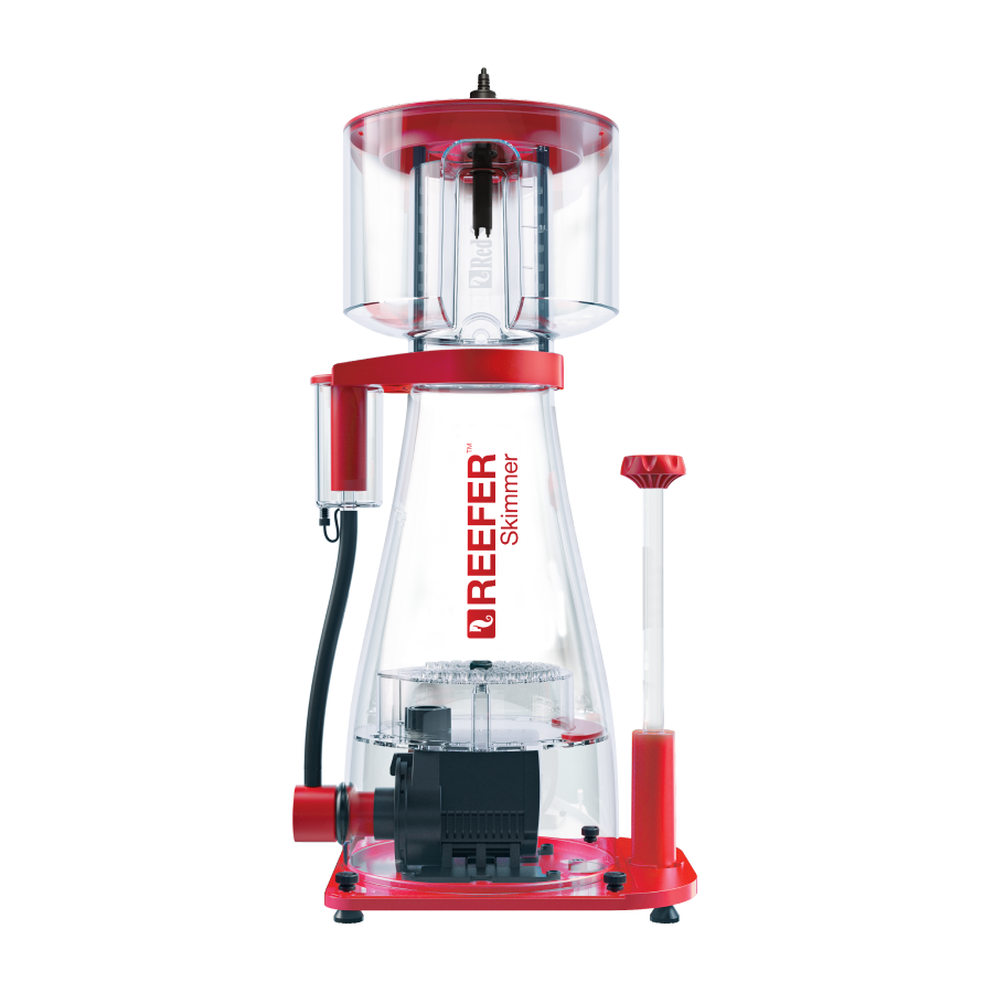Red Sea RSK 900 DC REEFER Skimmer vue complète avec capteur Skim Sensor câble contrôleur connecté