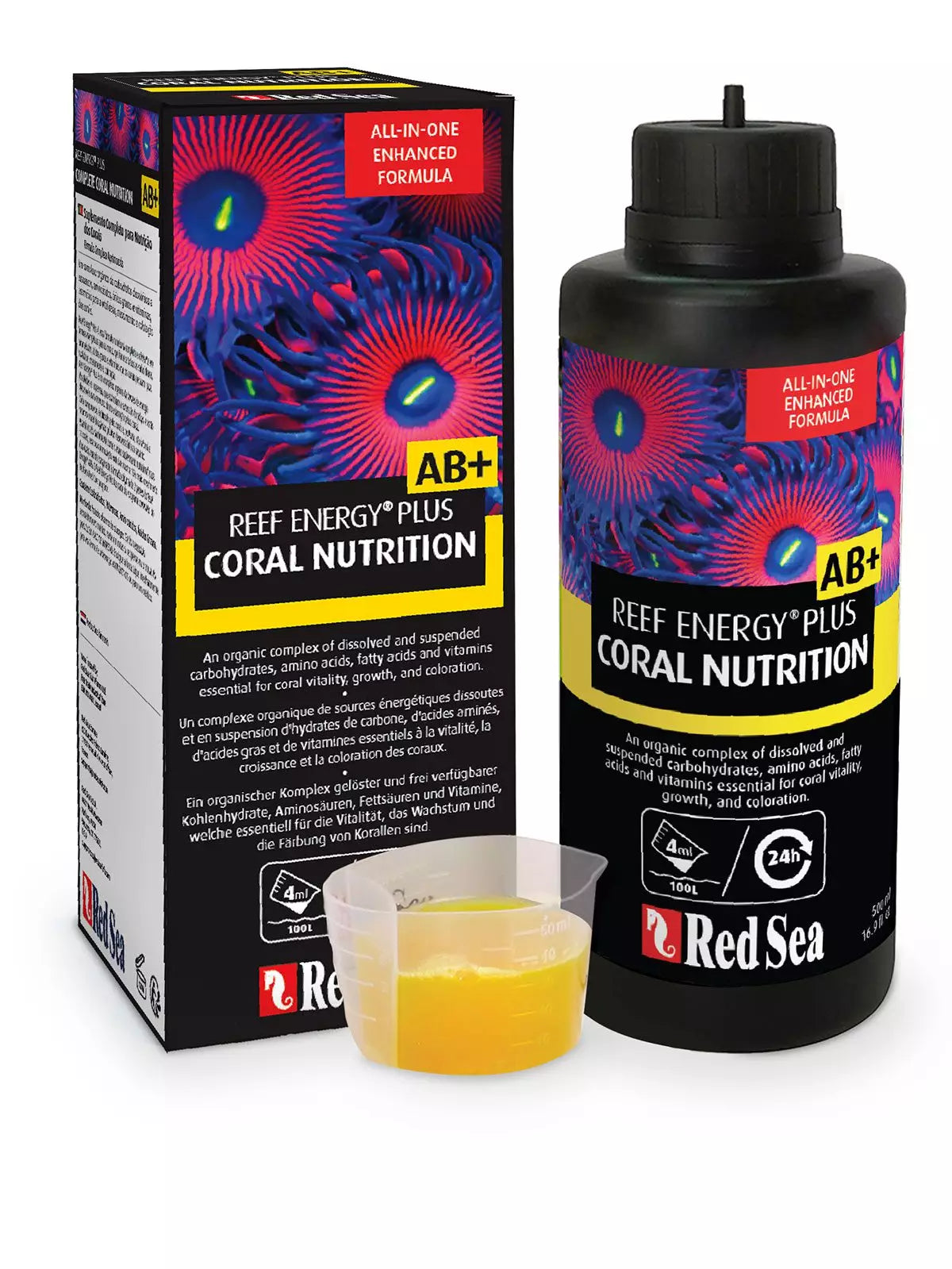 Red Sea Reef Energy Plus AB+ (250ml) – Nutrition Tout-en-Un pour Coraux