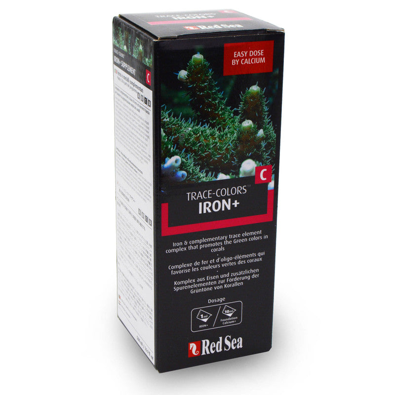 Red Sea Trace Colors Iron+ (Coral Colors C) 500ml – Optimisation de la Pigmentation Verte et Jaune des Coraux