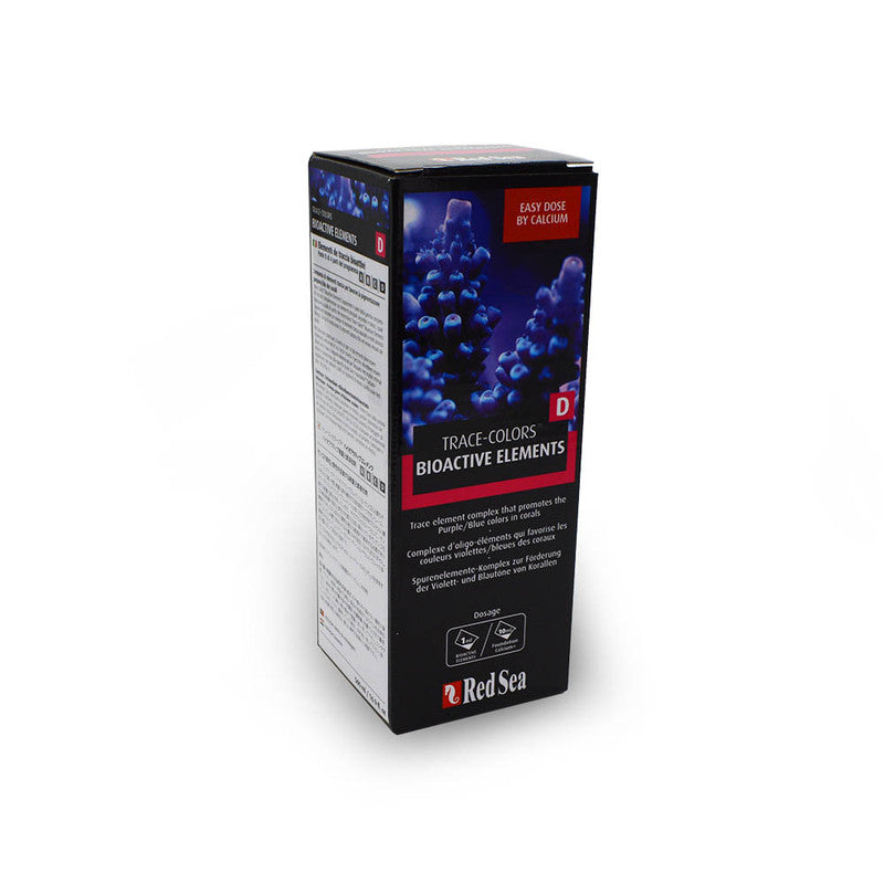 Red Sea Trace Colors BioActive Elements+ (Coral Colors D) 500ml – Renforce la Pigmentation et la Santé des Coraux