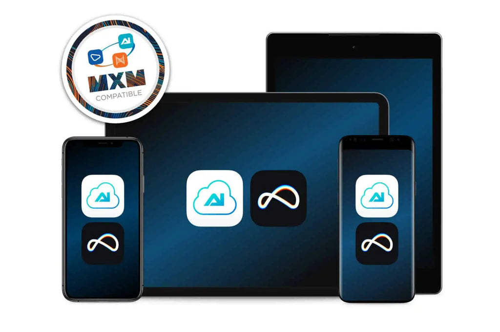 Aqua Illumination Axis contrôle application Mobius MXM iOS Android écrans