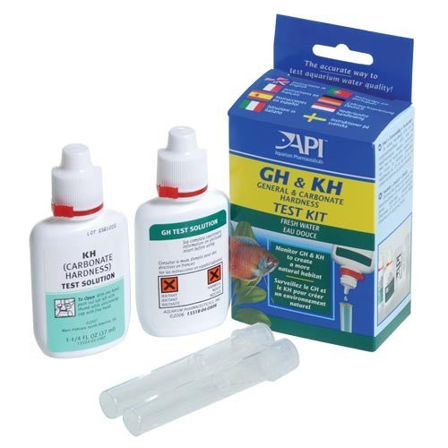 API GH & KH Kit de test de dureté générale et carbonatée - Eau Douce