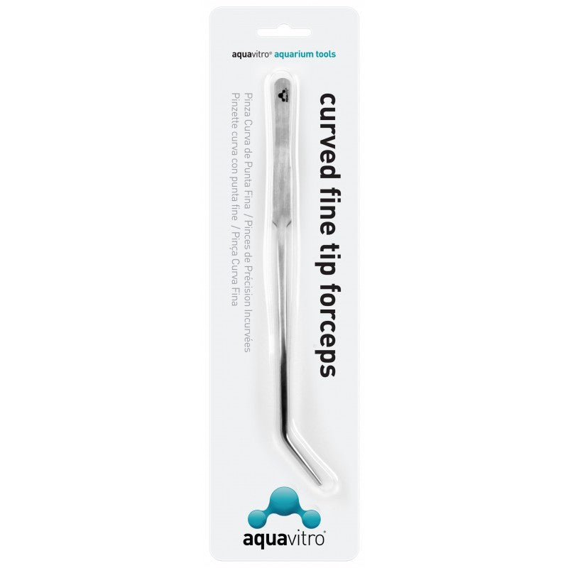 Aquavitro Pince Fine à Embout Courbé 25 cm - Précision et contrôle pour aquariums