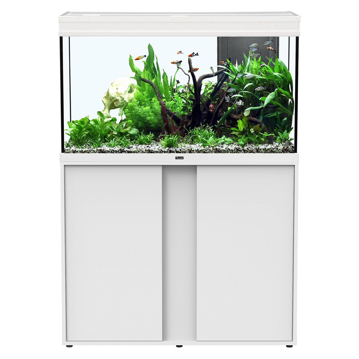 Aquatlantis Elegance Expert 100 Aquarium Kit - White - 55 gal