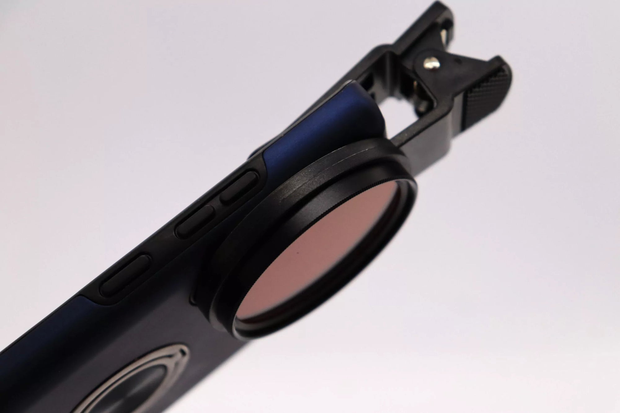 Reef Casa Foto filtre orange et filtre jaune vue angle avec clip ajustable smartphone