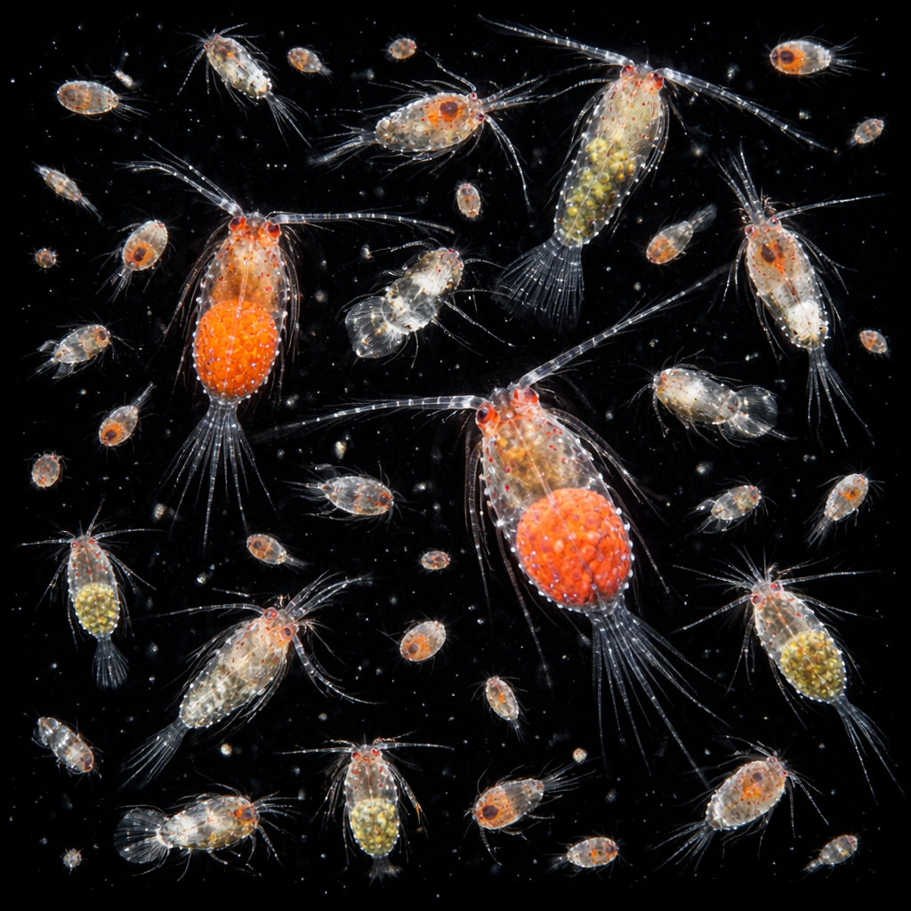 Copepod Vivant – Bouteille 500ml Zooplancton Vivant pour Aquarium Récifal