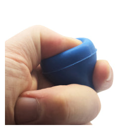 Soft top control bulb of the DVH Easy Feed pipette, dosing with the thumb