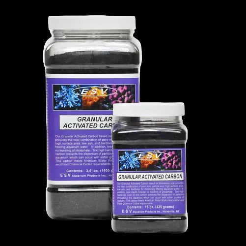 ESV charbon actif granulaire 3,5 lb — filtration chimique pour aquarium récifal marin
