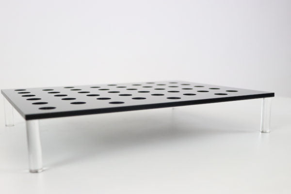 Reef Casa Small Frag Rack support acrylique 44 trous bouturage coraux pour Frag Tank 260x190x43 mm fond blanc