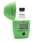 Hanna Checker HC HI774 phosphate ULR — lid open with cuvette in place