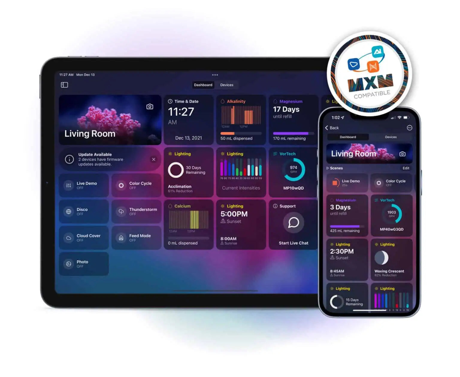 Hydra Edge 44HD – Éclairage LED Full Spectrum pour Coraux et Récifs