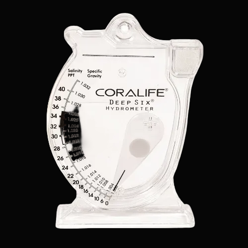 Coralife Deep Six Hydrometer hydromètre salinité gravité spécifique aquarium marin